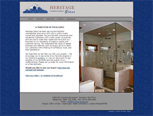 Tablet Screenshot of heritage-glass.com